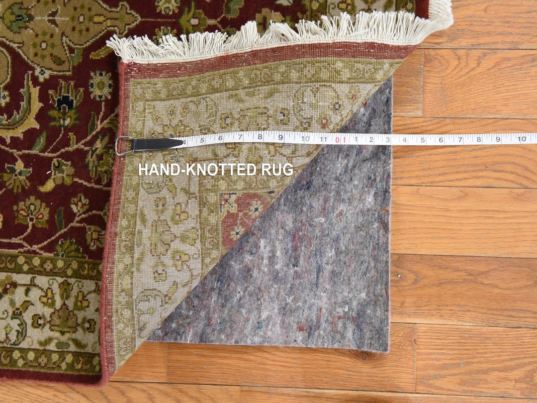 3'0" x 5'0" New Hand Knotted Red Wool Rectangle Oriental Rug - MOA10278398