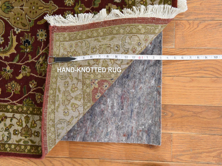 3'0" x 5'0" New Hand Knotted Red Wool Rectangle Oriental Rug - MOA10278398