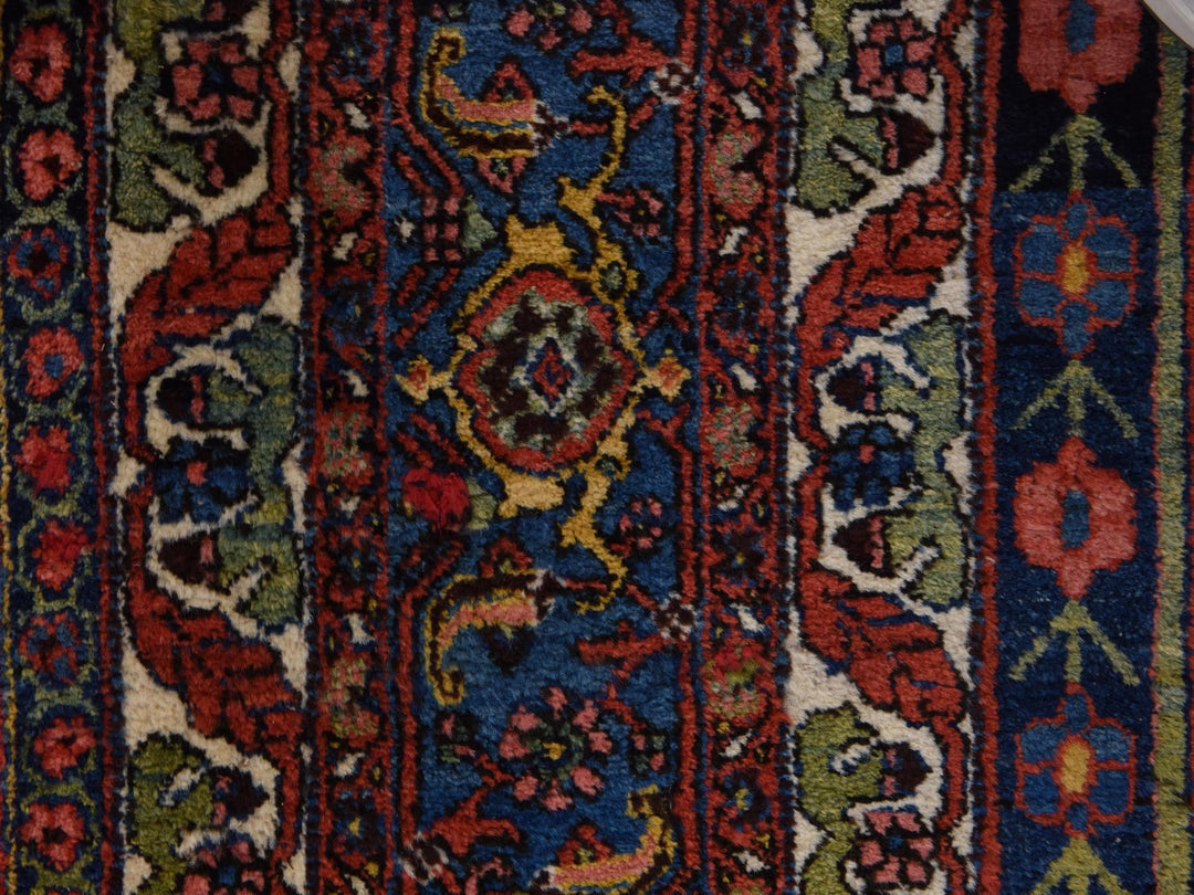 13'6" x 19'2" Vintage Hand Knotted Red Wool Rectangle Oriental Rug - MOA10278412