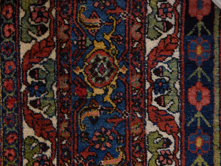 13'6" x 19'2" Vintage Hand Knotted Red Wool Rectangle Oriental Rug - MOA10278412