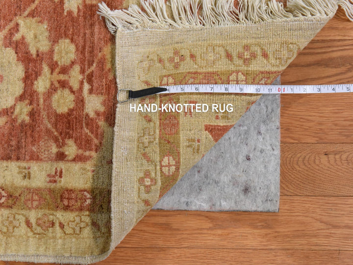 9'8" x 16'0" New Hand Knotted Beige Wool Rectangle Oriental Rug - MOA10278438