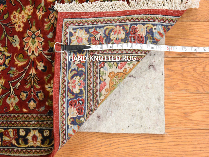 2'8" x 16'6" New Hand Knotted Red Wool Runner Oriental Rug - MOA10278440