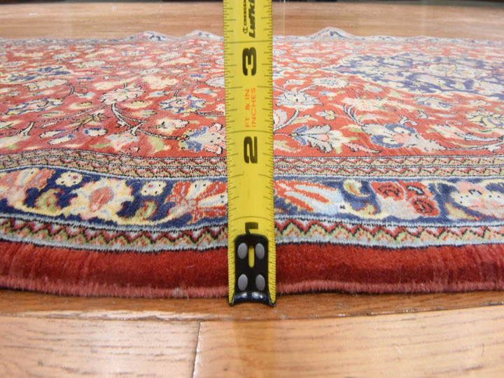 2'8" x 16'6" New Hand Knotted Red Wool Runner Oriental Rug - MOA10278440