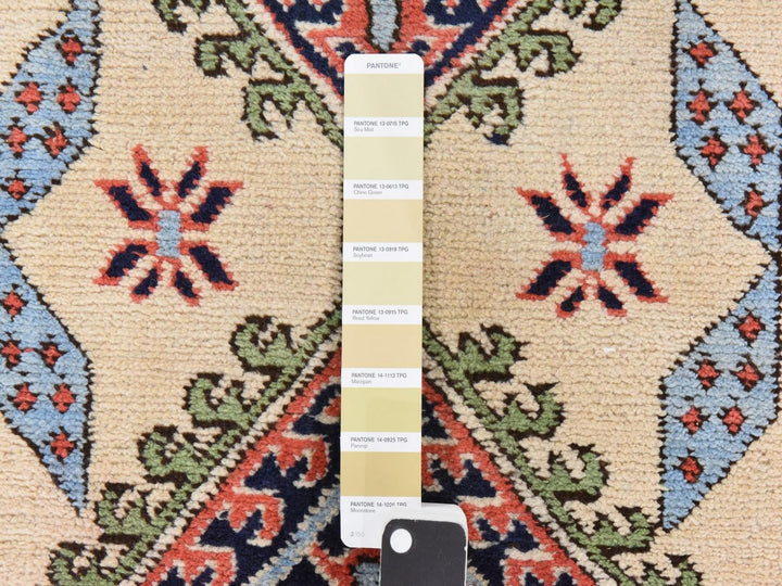 2'6" x 13'1" Vintage Hand Knotted Yellow Wool Runner Oriental Rug - MOA10278441