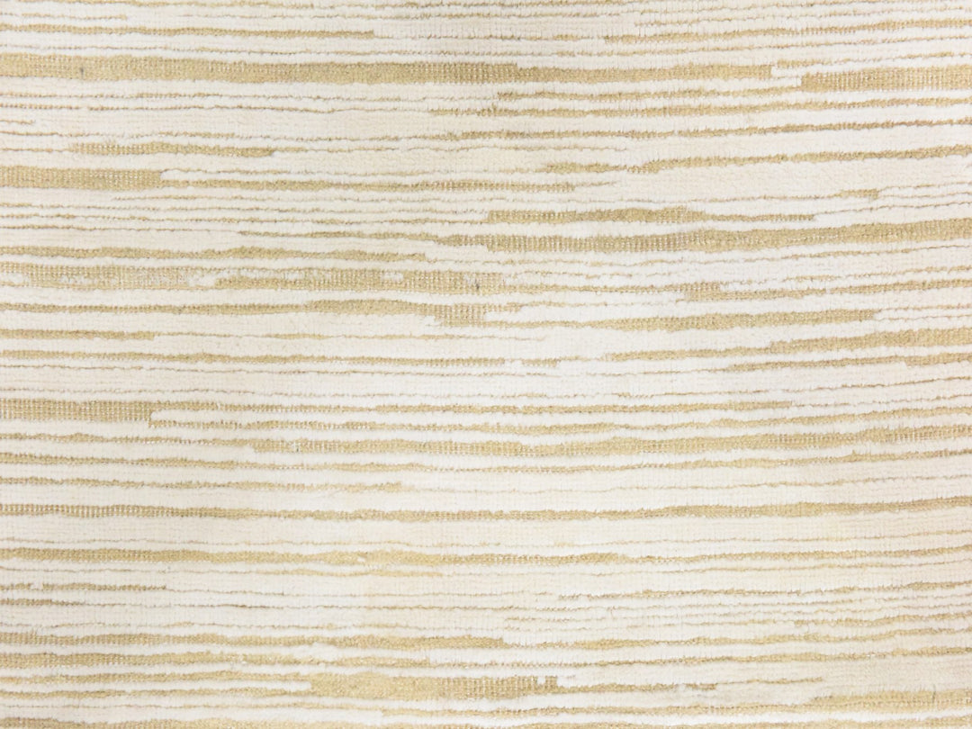 2'0" x 12'0" New Hand Knotted Ivory Wool Runner Oriental Rug - MOA10278460