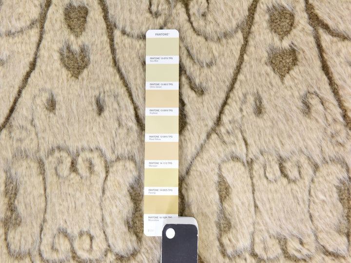 2'0" x 3'2" New Hand Knotted Beige Wool Rectangle Oriental Rug - MOA10278472