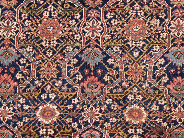 6'4" x 16'3" Vintage Hand Knotted Blue Wool Runner Oriental Rug - MOA10278475
