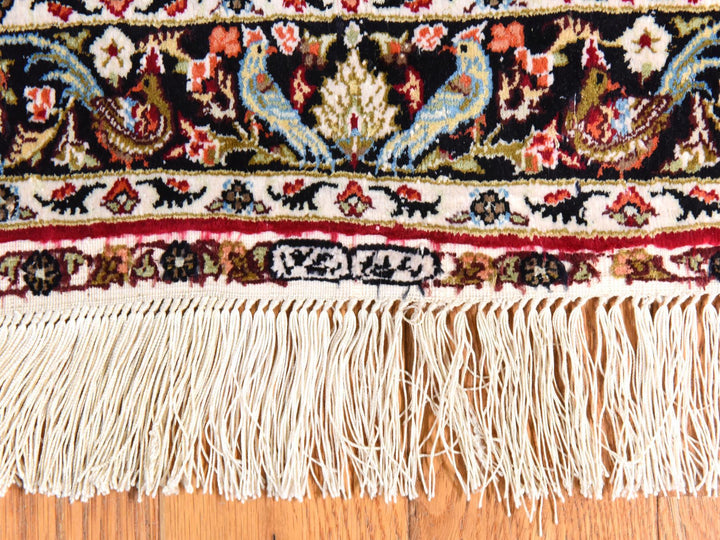 1'7" x 2'0" New Hand Knotted Red Silk Rectangle Oriental Rug - MOA10278511