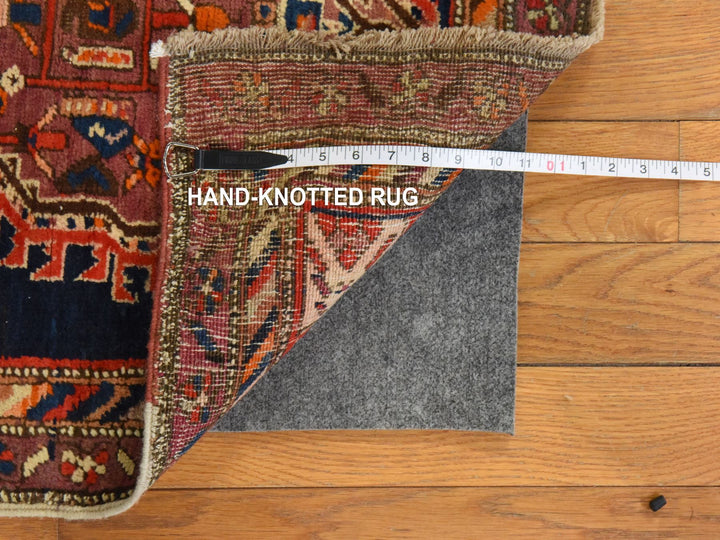 2'3" x 8'6" Vintage Hand Knotted Blue Wool Runner Oriental Rug - MOA10278564
