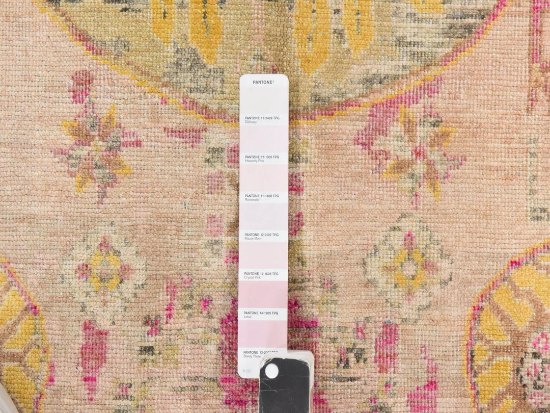 8'0" x 10'5" New Hand Knotted Pink Silk Rectangle Oriental Rug - MOA10278581