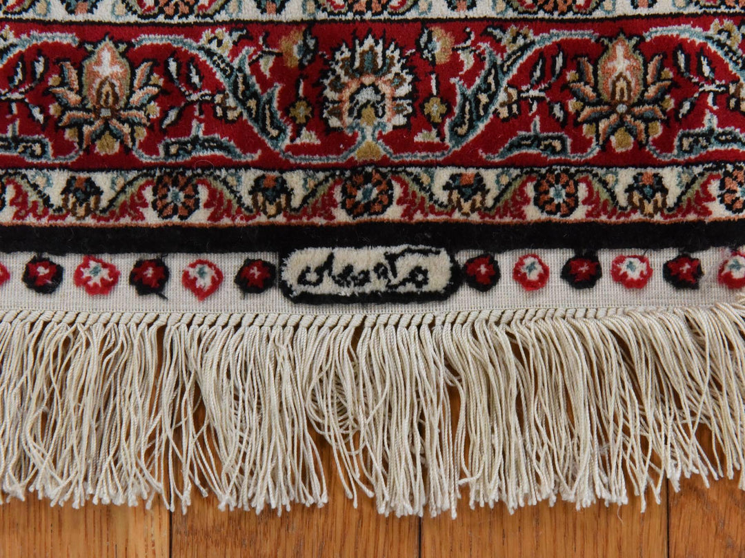 1'6" x 2'0" New Hand Knotted Brown Silk Rectangle Oriental Rug - MOA10278592