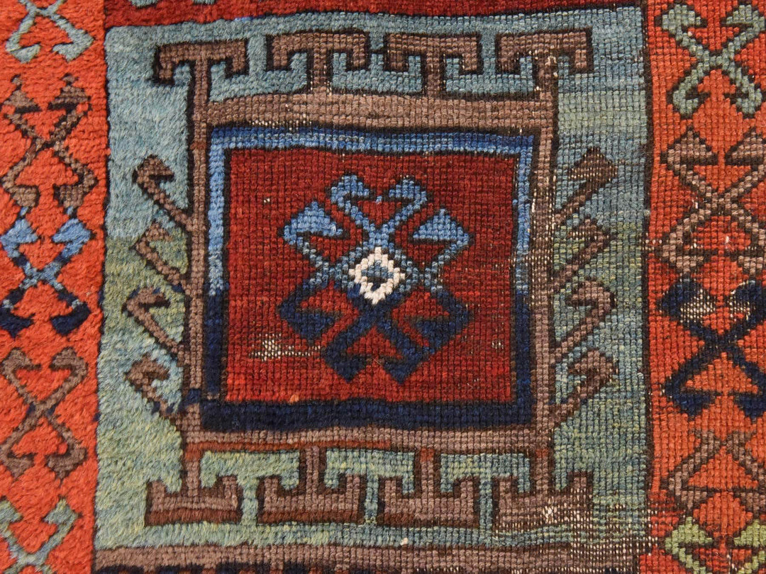3'0" x 8'3" Vintage Hand Knotted Orange Wool Runner Oriental Rug - MOA10278612
