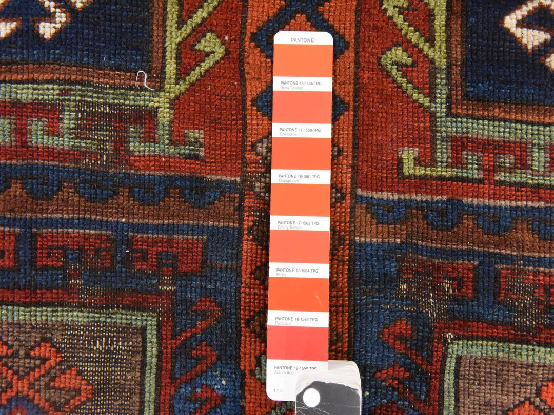3'0" x 8'3" Vintage Hand Knotted Orange Wool Runner Oriental Rug - MOA10278612