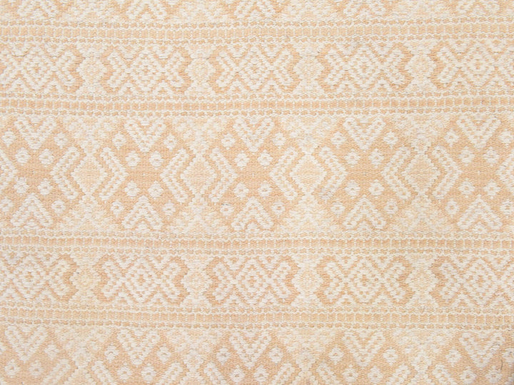4'9" x 10'9" New Hand Knotted Ivory Wool Runner Oriental Rug - MOA10278621