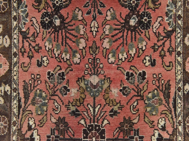 2'9" x 24'2" Vintage Hand Knotted Red Wool Runner Oriental Rug - MOA10278623