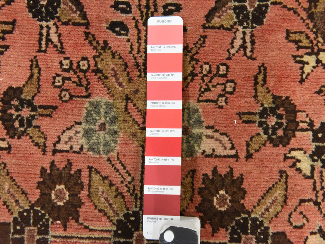 2'9" x 24'2" Vintage Hand Knotted Red Wool Runner Oriental Rug - MOA10278623