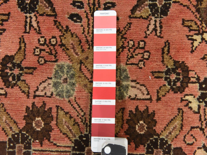 2'9" x 24'2" Vintage Hand Knotted Red Wool Runner Oriental Rug - MOA10278623