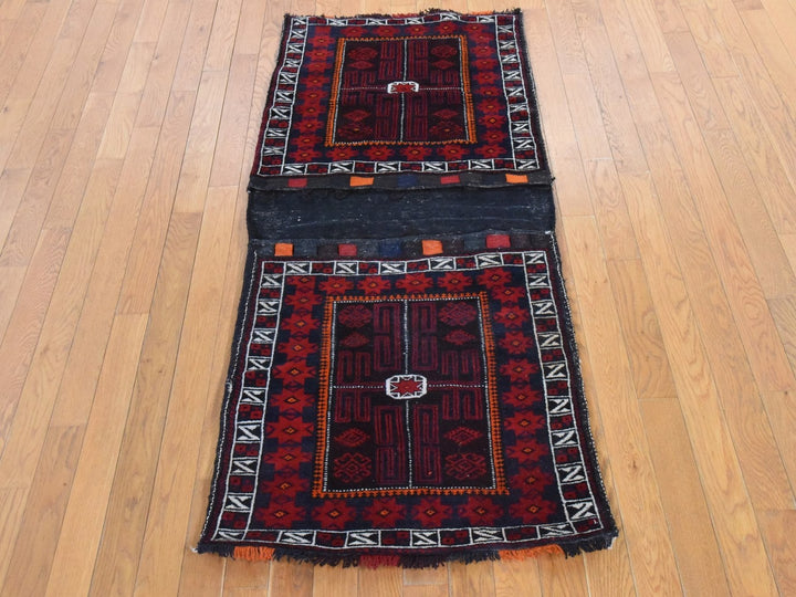 2'6" x 6'1" Vintage Hand Knotted Red Wool Runner Oriental Rug - MOA10278642