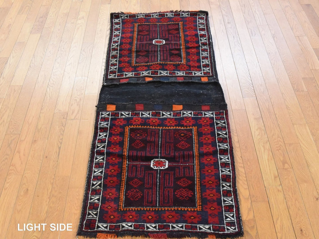 2'6" x 6'1" Vintage Hand Knotted Red Wool Runner Oriental Rug - MOA10278642