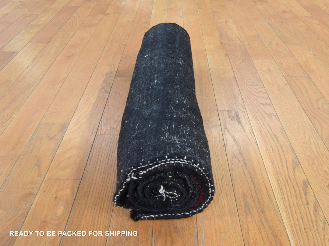 2'6" x 6'1" Vintage Hand Knotted Red Wool Runner Oriental Rug - MOA10278642