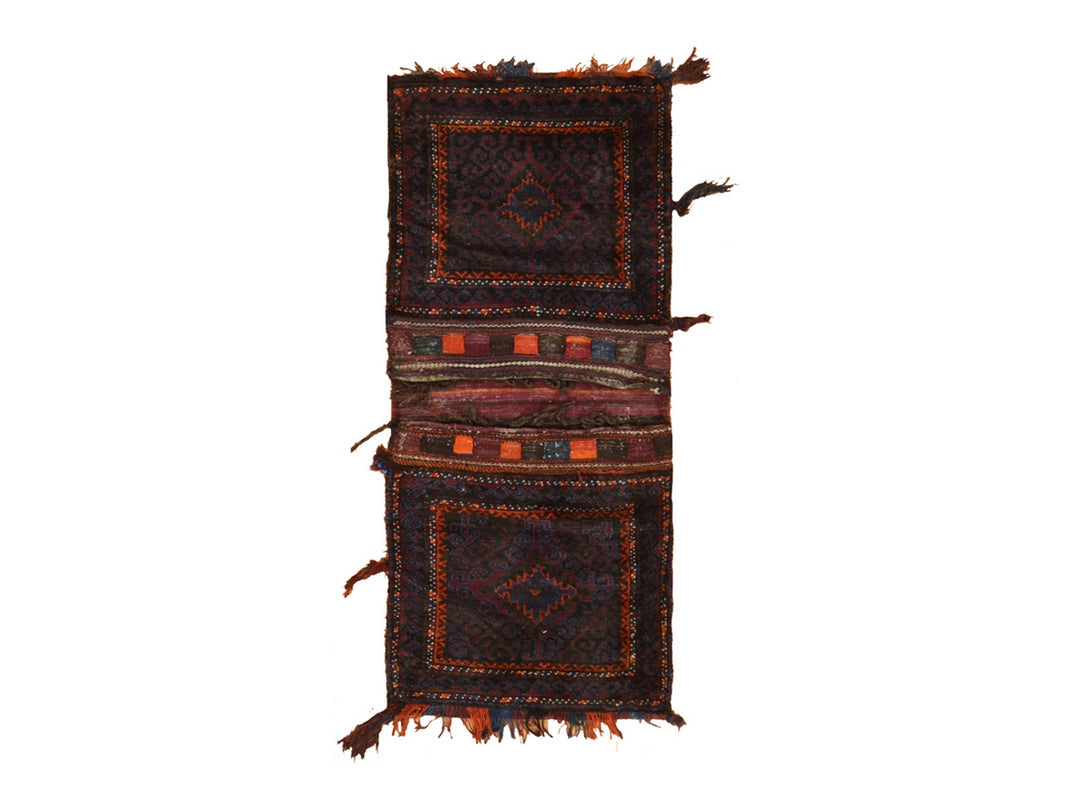 2'3" x 5'4" Vintage Hand Knotted Red Wool Runner Oriental Rug - MOA10278643