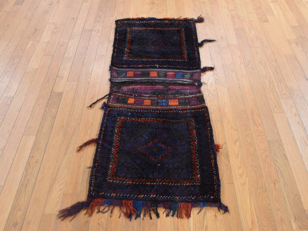 2'3" x 5'4" Vintage Hand Knotted Red Wool Runner Oriental Rug - MOA10278643