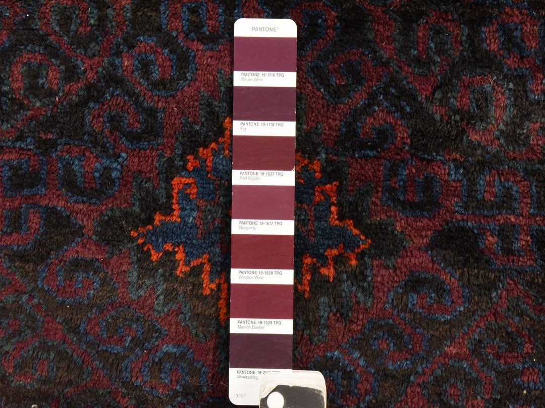2'3" x 5'4" Vintage Hand Knotted Red Wool Runner Oriental Rug - MOA10278643