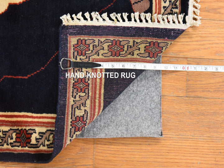 2'0" x 3'6" New Hand Knotted Brown Wool Rectangle Oriental Rug - MOA10278650