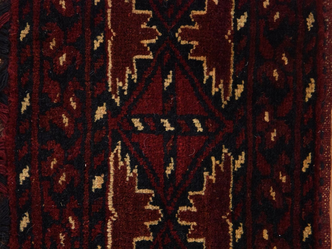 1'3" x 5'0" New Hand Knotted Brown Wool Runner Oriental Rug - MOA10278654