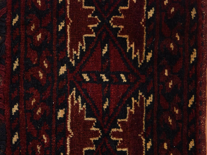 1'3" x 5'0" New Hand Knotted Brown Wool Runner Oriental Rug - MOA10278654