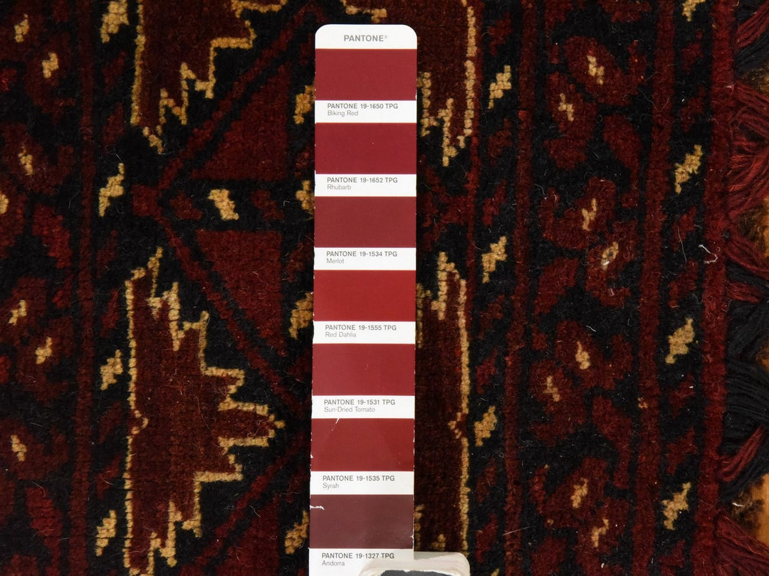 1'3" x 5'0" New Hand Knotted Brown Wool Runner Oriental Rug - MOA10278654