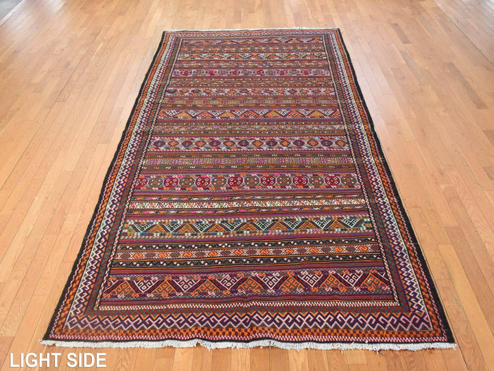 6'1" x 10'5" New Hand Knotted Red Wool Rectangle Oriental Rug - MOA10278661