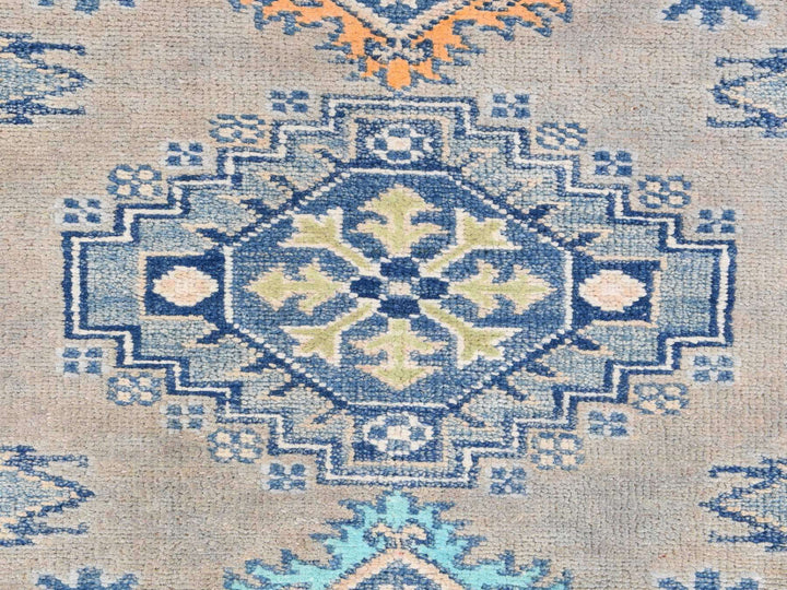 3'10" x 5'9" New Hand Knotted Brown Wool Rectangle Oriental Rug - MOA10278680