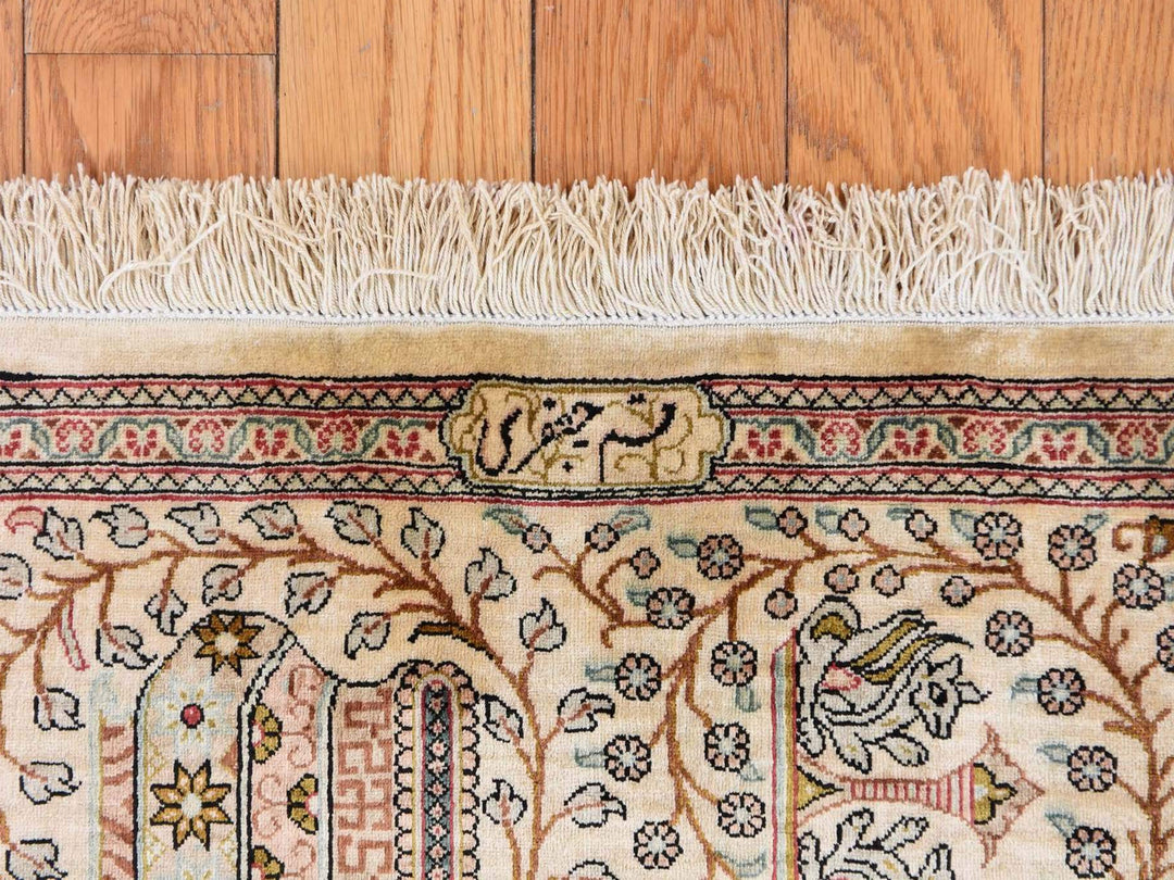 1'10" x 2'6" New Hand Knotted Brown Wool Rectangle Oriental Rug - MOA10278714