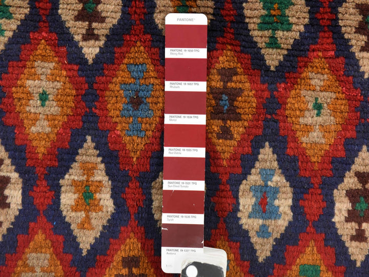 4'0" x 6'1" New Hand Knotted Red Wool Rectangle Oriental Rug - MOA10278783