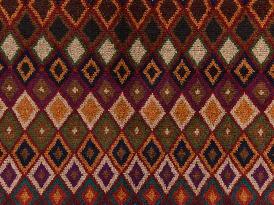 4'3" x 6'0" New Hand Knotted Brown Wool Rectangle Oriental Rug - MOA10278792