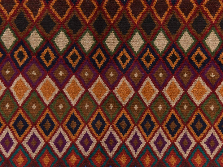 4'3" x 6'0" New Hand Knotted Brown Wool Rectangle Oriental Rug - MOA10278792