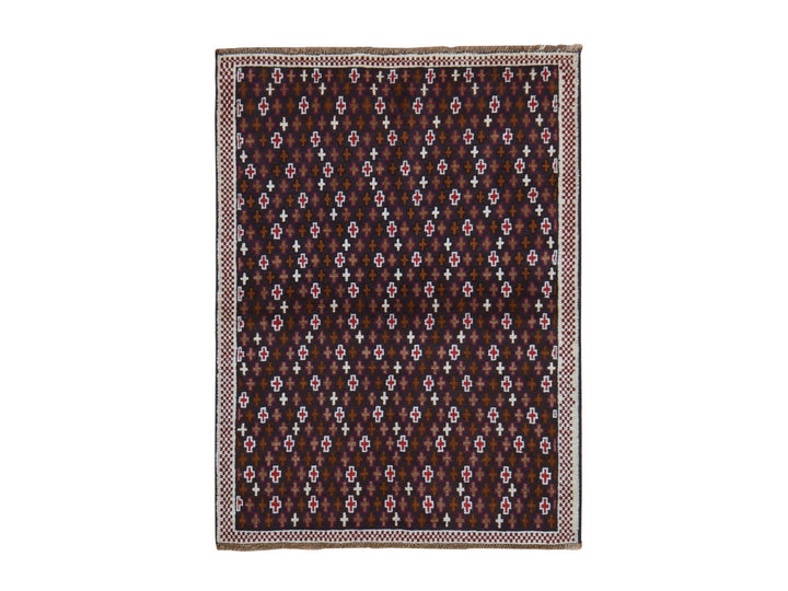 3'4" x 4'6" New Hand Knotted Blue Wool Rectangle Oriental Rug - MOA10278802