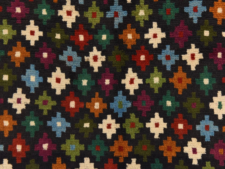 3'4" x 4'8" New Hand Knotted Blue Wool Rectangle Oriental Rug - MOA10278805