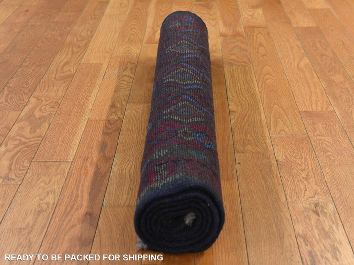 3'5" x 4'8" New Hand Knotted Red Wool Rectangle Oriental Rug - MOA10278808