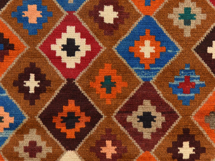 3'5" x 4'10" New Hand Knotted Brown Wool Rectangle Oriental Rug - MOA10278809
