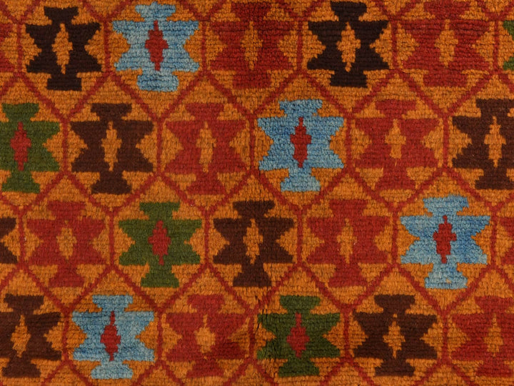 3'5" x 4'10" New Hand Knotted Brown Wool Rectangle Oriental Rug - MOA10278813