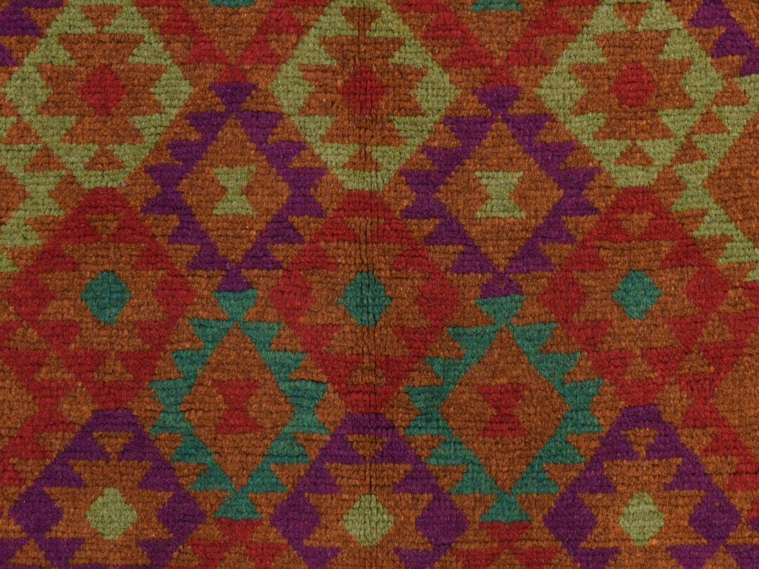 3'1" x 4'9" New Hand Knotted Brown Wool Rectangle Oriental Rug - MOA10278816