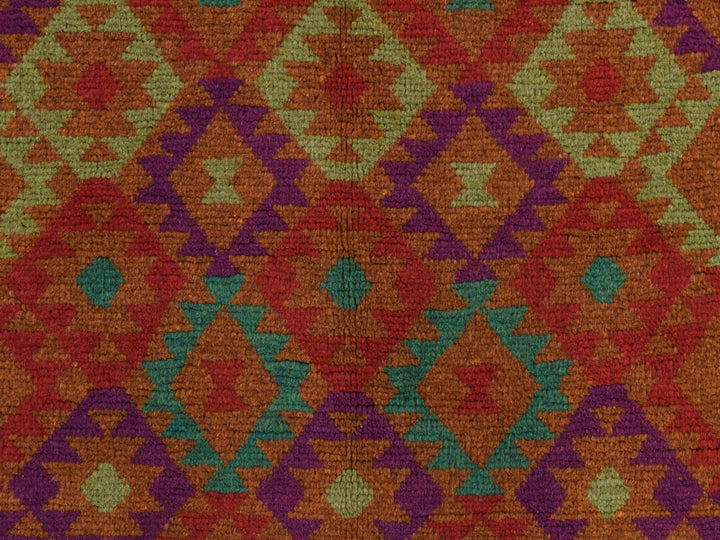 3'1" x 4'9" New Hand Knotted Brown Wool Rectangle Oriental Rug - MOA10278816