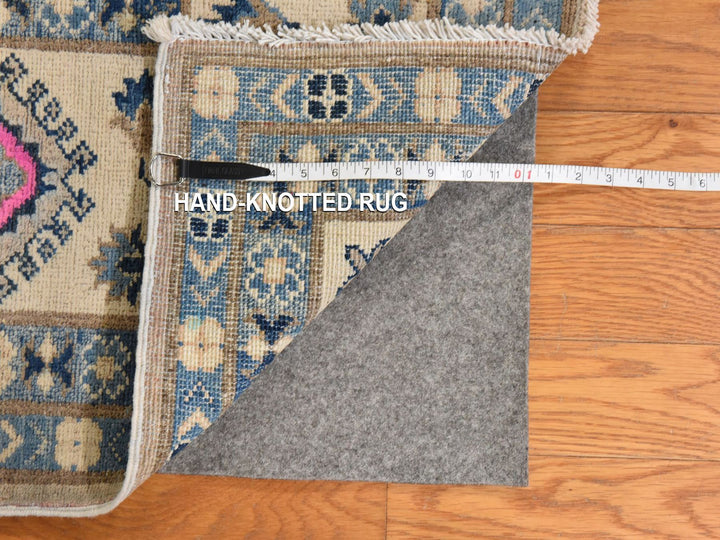 8'0" x 9'9" New Hand Knotted Brown Wool Rectangle Oriental Rug - MOA10278844