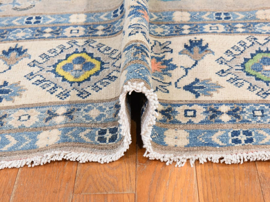 8'0" x 9'9" New Hand Knotted Brown Wool Rectangle Oriental Rug - MOA10278844