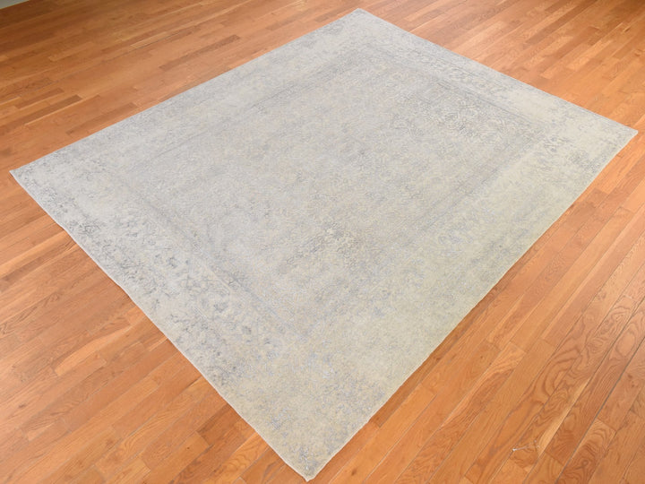 8'0" x 10'0" New Hand Loomed Brown Wool Rectangle Oriental Rug - MOA10278851