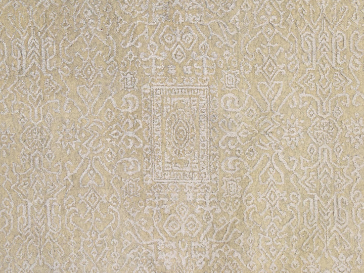 8'0" x 10'0" New Hand Loomed Brown Wool Rectangle Oriental Rug - MOA10278851