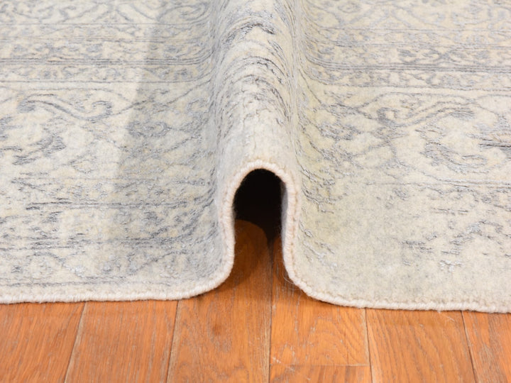 8'0" x 10'0" New Hand Loomed Brown Wool Rectangle Oriental Rug - MOA10278851
