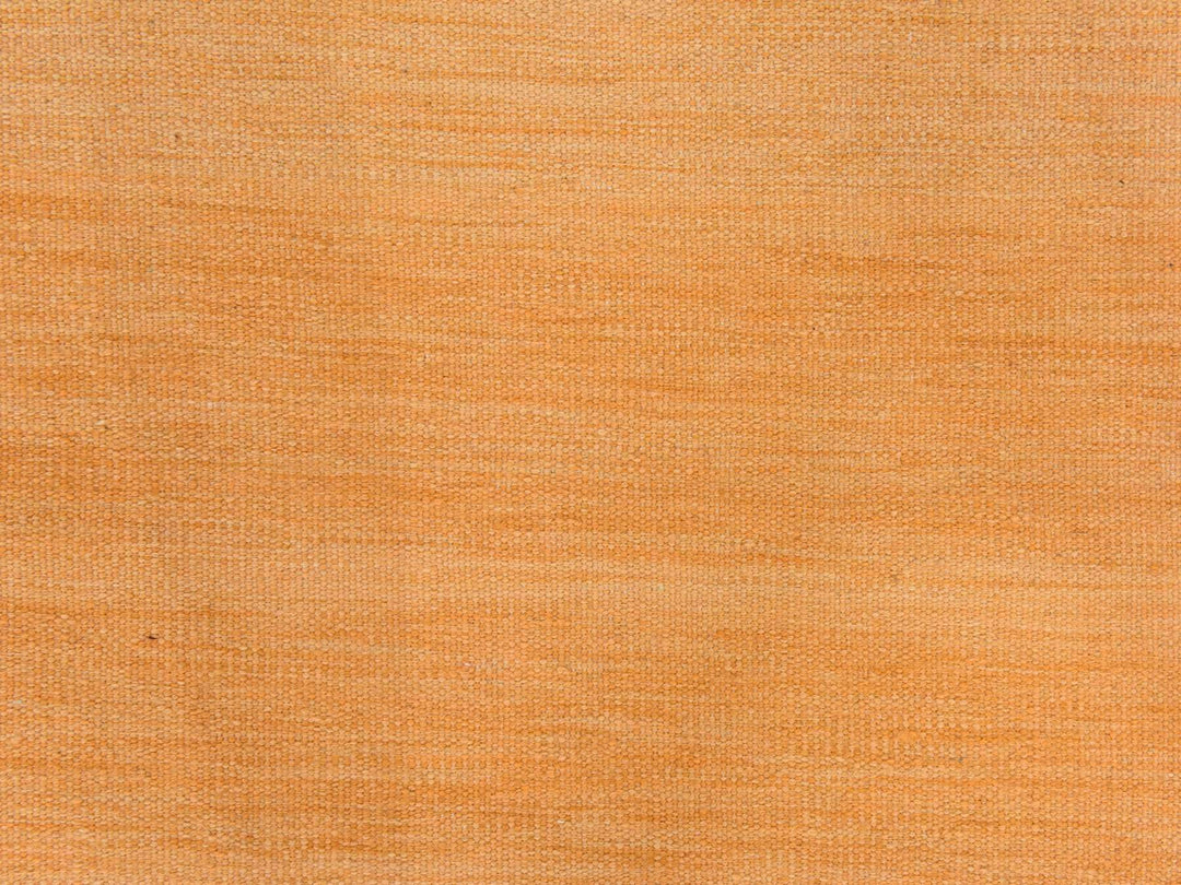 2'4" x 6'4" New Hand Woven Yellow Wool Runner Oriental Rug - MOA10278873